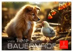 CALVENDO / Roder |  Viele Tiere auf dem Bauernhof (Wandkalender 2026 DIN A3 quer), CALVENDO Monatskalender | Sonstiges |  Sack Fachmedien