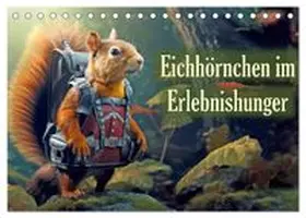 CALVENDO / Brunner-Klaus |  Eichhörnchen im Erlebnishunger (Tischkalender 2026 DIN A5 quer), CALVENDO Monatskalender | Sonstiges |  Sack Fachmedien