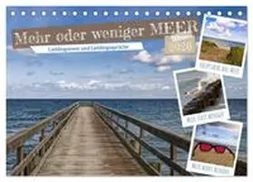Löwer / CALVENDO |  Mehr oder weniger Meer (Tischkalender 2026 DIN A5 quer), CALVENDO Monatskalender | Sonstiges |  Sack Fachmedien