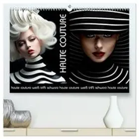 CALVENDO / Krätschmer |  Haute Couture - Weiß trifft Schwarz (hochwertiger Premium Wandkalender 2026 DIN A2 quer), Kunstdruck in Hochglanz | Sonstiges |  Sack Fachmedien