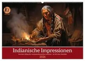 Waurick / CALVENDO |  Indianische Impressionen (Wandkalender 2026 DIN A2 quer), CALVENDO Monatskalender | Sonstiges |  Sack Fachmedien