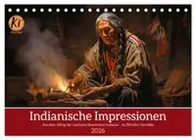 CALVENDO / Waurick |  Indianische Impressionen (Tischkalender 2026 DIN A5 quer), CALVENDO Monatskalender | Sonstiges |  Sack Fachmedien