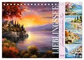 Löwer / CALVENDO |  Lieblingssee (Tischkalender 2026 DIN A5 quer), CALVENDO Monatskalender | Sonstiges |  Sack Fachmedien