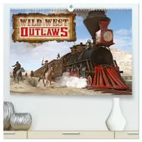 CALVENDO / Schröder |  Wild West Outlaws (hochwertiger Premium Wandkalender 2026 DIN A2 quer), Kunstdruck in Hochglanz | Sonstiges |  Sack Fachmedien
