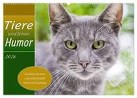 CALVENDO / Plett |  Tiere und feiner Humor (Wandkalender 2026 DIN A2 quer), CALVENDO Monatskalender | Sonstiges |  Sack Fachmedien