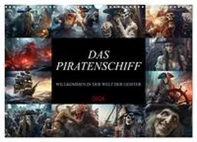 Meutzner / CALVENDO |  Das Piratenschiff - Willkommen in der Welt der Geister (Wandkalender 2026 DIN A3 quer), CALVENDO Monatskalender | Sonstiges |  Sack Fachmedien