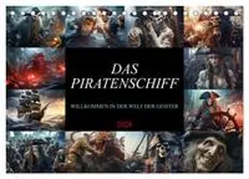 Meutzner / CALVENDO |  Das Piratenschiff - Willkommen in der Welt der Geister (Tischkalender 2026 DIN A5 quer), CALVENDO Monatskalender | Sonstiges |  Sack Fachmedien