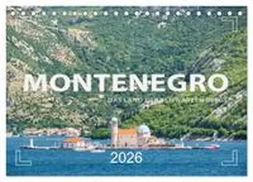 Weigt / CALVENDO |  Montenegro - Das Land der schwarzen Berge (Tischkalender 2026 DIN A5 quer), CALVENDO Monatskalender | Sonstiges |  Sack Fachmedien