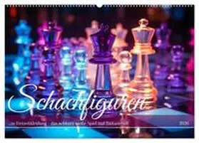CALVENDO / Waurick |  Schachfiguren in Freizeitkleidung (Wandkalender 2026 DIN A2 quer), CALVENDO Monatskalender | Sonstiges |  Sack Fachmedien
