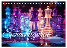 CALVENDO / Waurick |  Schachfiguren in Freizeitkleidung (Tischkalender 2026 DIN A5 quer), CALVENDO Monatskalender | Sonstiges |  Sack Fachmedien