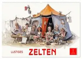 CALVENDO / Roder |  Lustiges Zelten (Wandkalender 2026 DIN A2 quer), CALVENDO Monatskalender | Sonstiges |  Sack Fachmedien