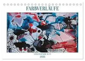 CALVENDO / Weiß SW |  Farbverläufe Lieblingsfarbe Bunt (Tischkalender 2026 DIN A5 quer), CALVENDO Monatskalender | Sonstiges |  Sack Fachmedien