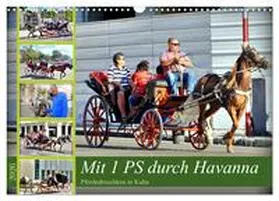 von Löwis of Menar / CALVENDO |  Mit 1 PS durch Havanna - Pferdedroschken in Kuba (Wandkalender 2026 DIN A3 quer), CALVENDO Monatskalender | Sonstiges |  Sack Fachmedien