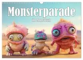 Brunner-Klaus / CALVENDO |  Monsterparade im Anmarsch (Wandkalender 2026 DIN A3 quer), CALVENDO Monatskalender | Sonstiges |  Sack Fachmedien