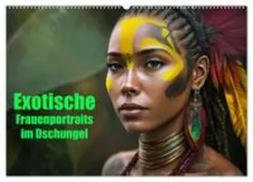 CALVENDO / Brunner-Klaus |  Exotische Frauenportraits im Dschungel (Wandkalender 2026 DIN A2 quer), CALVENDO Monatskalender | Sonstiges |  Sack Fachmedien