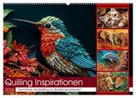 CALVENDO / Waurick |  Quilling Inspirationen (Wandkalender 2026 DIN A2 quer), CALVENDO Monatskalender | Sonstiges |  Sack Fachmedien