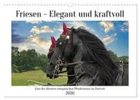 Kleemann / CALVENDO |  Friesen - elegant und kraftvoll (Wandkalender 2026 DIN A3 quer), CALVENDO Monatskalender | Sonstiges |  Sack Fachmedien