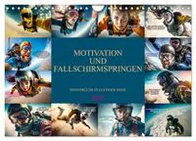 Meutzner / CALVENDO |  Motivation und Fallschirmspringen (Wandkalender 2026 DIN A4 quer), CALVENDO Monatskalender | Sonstiges |  Sack Fachmedien