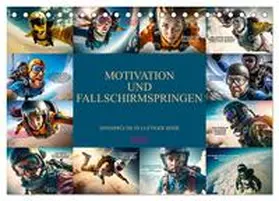 Meutzner / CALVENDO |  Motivation und Fallschirmspringen (Tischkalender 2026 DIN A5 quer), CALVENDO Monatskalender | Sonstiges |  Sack Fachmedien