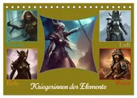 CALVENDO / Paul - Babetts Bildergalerie |  Kriegerinnen der Elemente (Tischkalender 2026 DIN A5 quer), CALVENDO Monatskalender | Sonstiges |  Sack Fachmedien