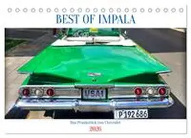 von Löwis of Menar / CALVENDO |  BEST OF IMPALA - Das Prunkstück von Chevrolet (Tischkalender 2026 DIN A5 quer), CALVENDO Monatskalender | Sonstiges |  Sack Fachmedien