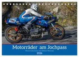 CALVENDO / Käufer |  Motorräder am Jochpass (Tischkalender 2026 DIN A5 quer), CALVENDO Monatskalender | Sonstiges |  Sack Fachmedien