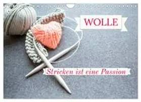 Michel / CALVENDO |  WOLLE Stricken ist eine Passion (Wandkalender 2026 DIN A4 quer), CALVENDO Monatskalender | Sonstiges |  Sack Fachmedien
