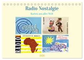 CALVENDO / von Löwis of Menar |  Radio Nostalgie Karten aus aller Welt (Tischkalender 2026 DIN A5 quer), CALVENDO Monatskalender | Sonstiges |  Sack Fachmedien