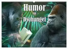 Brunner-Klaus / CALVENDO |  Humor im Dschungel (Wandkalender 2026 DIN A2 quer), CALVENDO Monatskalender | Sonstiges |  Sack Fachmedien