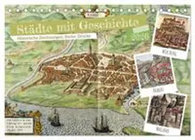 CALVENDO |  Städte mit Geschichte: Historische Zeichnungen, Stiche, Drucke (Tischkalender 2026 DIN A5 quer), CALVENDO Monatskalender | Sonstiges |  Sack Fachmedien