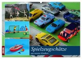 CALVENDO / Huschka |  Spielzeugschätze aus unserer Kindheit (Wandkalender 2026 DIN A2 quer), CALVENDO Monatskalender | Sonstiges |  Sack Fachmedien
