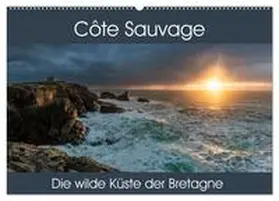 Gerber / CALVENDO |  Côte Sauvage - Die wilde Küste der Bretagne (Wandkalender 2026 DIN A2 quer), CALVENDO Monatskalender | Sonstiges |  Sack Fachmedien