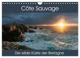 Gerber / CALVENDO |  Côte Sauvage - Die wilde Küste der Bretagne (Wandkalender 2026 DIN A4 quer), CALVENDO Monatskalender | Sonstiges |  Sack Fachmedien