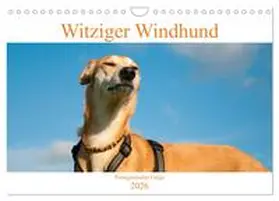 Bölts / CALVENDO |  Witziger Windhund - Portugiesischer Galgo (Wandkalender 2026 DIN A4 quer), CALVENDO Monatskalender | Sonstiges |  Sack Fachmedien
