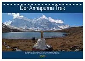 Hennighaußen / CALVENDO |  Der Annapurna Trek (Tischkalender 2026 DIN A5 quer), CALVENDO Monatskalender | Sonstiges |  Sack Fachmedien