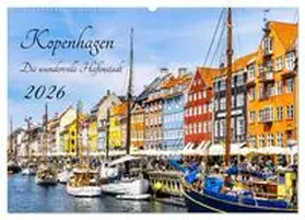 Rogalski / CALVENDO |  Kopenhagen - Die wundervolle Hafenstadt (Wandkalender 2026 DIN A2 quer), CALVENDO Monatskalender | Sonstiges |  Sack Fachmedien