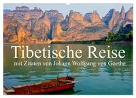 Bergermann / CALVENDO |  Tibetische Reise mit Zitaten von Johann Wolfgang von Goethe (Wandkalender 2026 DIN A2 quer), CALVENDO Monatskalender | Sonstiges |  Sack Fachmedien
