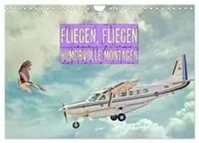 CALVENDO / Brunner-Klaus |  Fliegen, Fliegen - humorvolle Montagen (Wandkalender 2026 DIN A4 quer), CALVENDO Monatskalender | Sonstiges |  Sack Fachmedien