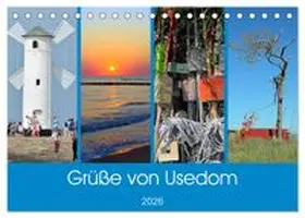 CALVENDO / Sarnade |  Grüße von Usedom (Tischkalender 2026 DIN A5 quer), CALVENDO Monatskalender | Sonstiges |  Sack Fachmedien