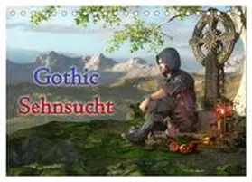 Schröder / CALVENDO |  Gothic Sehnsucht (Tischkalender 2026 DIN A5 quer), CALVENDO Monatskalender | Sonstiges |  Sack Fachmedien