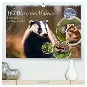 Kleemann / CALVENDO |  Wildtiere des Jahres (hochwertiger Premium Wandkalender 2026 DIN A2 quer), Kunstdruck in Hochglanz | Sonstiges |  Sack Fachmedien