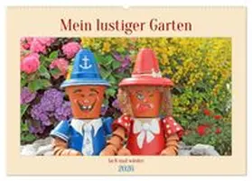 CALVENDO / Junghanns |  Mein Lustiger Garten, lach mal wieder (Wandkalender 2026 DIN A2 quer), CALVENDO Monatskalender | Sonstiges |  Sack Fachmedien