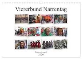 CALVENDO / Bodenseefotograf |  Narrentag Viererbund 2026 (Wandkalender 2026 DIN A3 quer), CALVENDO Monatskalender | Sonstiges |  Sack Fachmedien