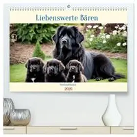 Kleemann / CALVENDO |  Neufundländer - Liebenswerte Bären (hochwertiger Premium Wandkalender 2026 DIN A2 quer), Kunstdruck in Hochglanz | Sonstiges |  Sack Fachmedien