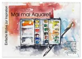 CALVENDO / Krause |  Mal mal Aquarell (Wandkalender 2026 DIN A3 quer), CALVENDO Monatskalender | Sonstiges |  Sack Fachmedien
