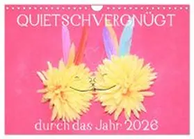 CALVENDO / Hampe-Neves |  QUIETSCHVERGNÜGT durch das Jahr 2026 (Wandkalender 2026 DIN A4 quer), CALVENDO Monatskalender | Sonstiges |  Sack Fachmedien