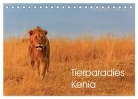 Oberholzer / CALVENDO |  Tierparadies Kenia (Tischkalender 2026 DIN A5 quer), CALVENDO Monatskalender | Sonstiges |  Sack Fachmedien