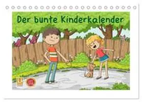 Wolf / CALVENDO |  Der bunte Kinderkalender (Tischkalender 2026 DIN A5 quer), CALVENDO Monatskalender | Sonstiges |  Sack Fachmedien