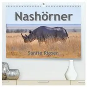 STYPPA / CALVENDO |  Nashörner - Sanfte Riesen (hochwertiger Premium Wandkalender 2026 DIN A2 quer), Kunstdruck in Hochglanz | Sonstiges |  Sack Fachmedien