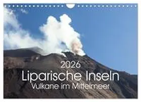 Gann / CALVENDO |  Liparische Inseln - Vulkane im Mittelmeer (Wandkalender 2026 DIN A4 quer), CALVENDO Monatskalender | Sonstiges |  Sack Fachmedien